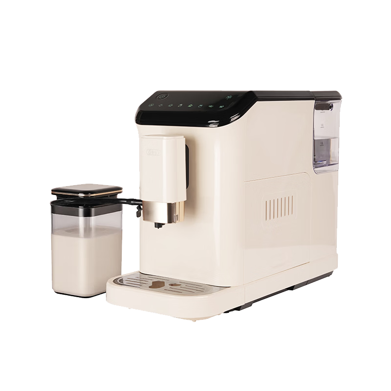 Gevi Fully Automatic Coffee Machine Small Grinder Integrated Italian American Coffee Dual Heating System GV-K01S One-Key Bean Cleaning [7-Day Free Trial] [Price Protection 618]