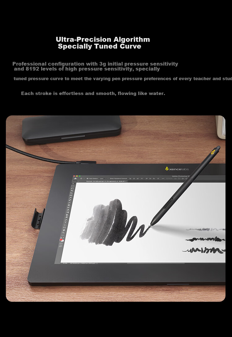 Xencelabs Matisse 16 Education Edition 4K OLED Ultra HD Drawing Tablet Pen Display for Painting Handwriting Flat Fashion Animation 3D Modeling Creative Teaching Design 10