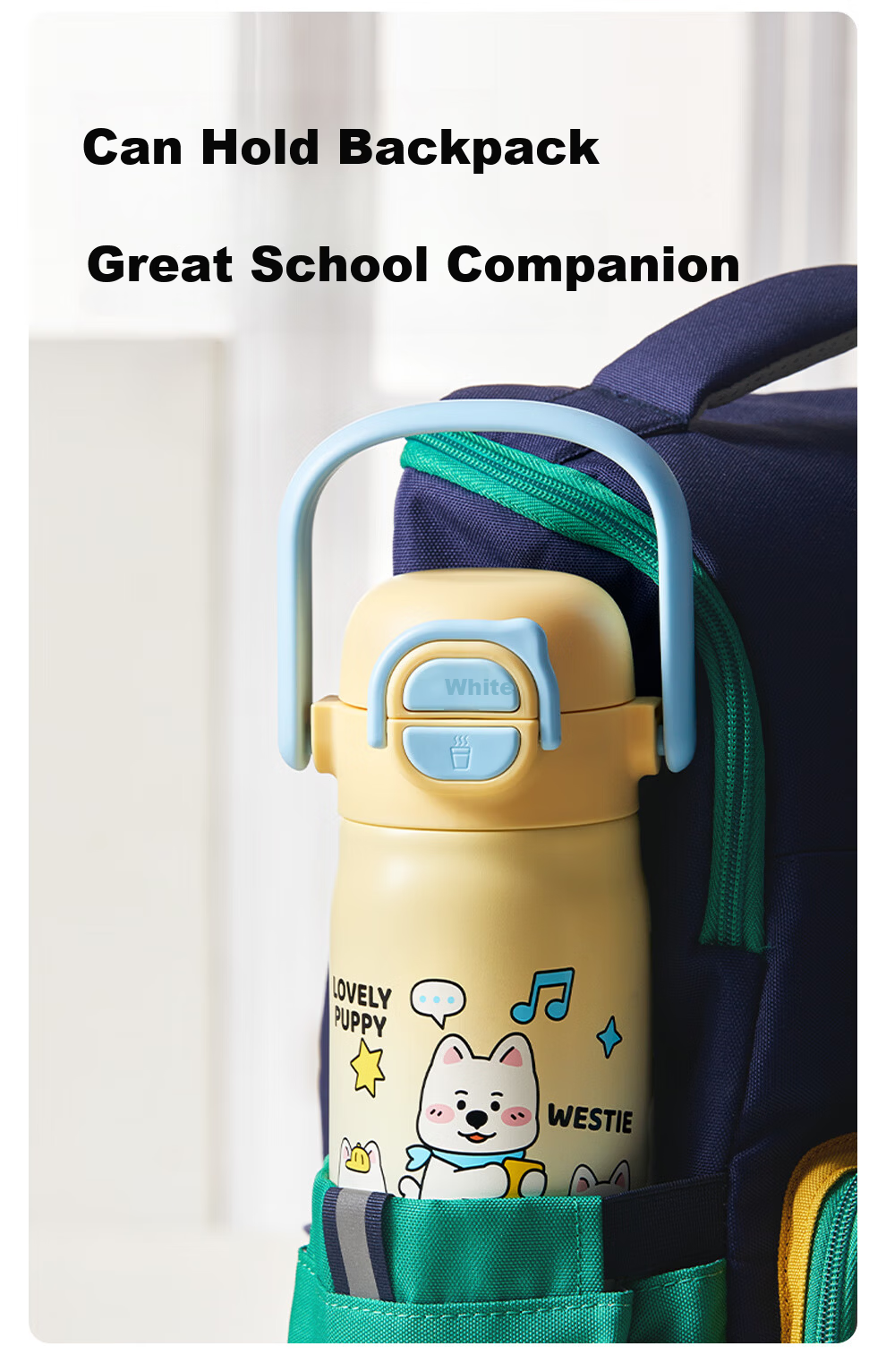 Lock&Lock Kids School Water Bottle Insulated Cup 500ml for Boys and Girls Ages 6-12 12