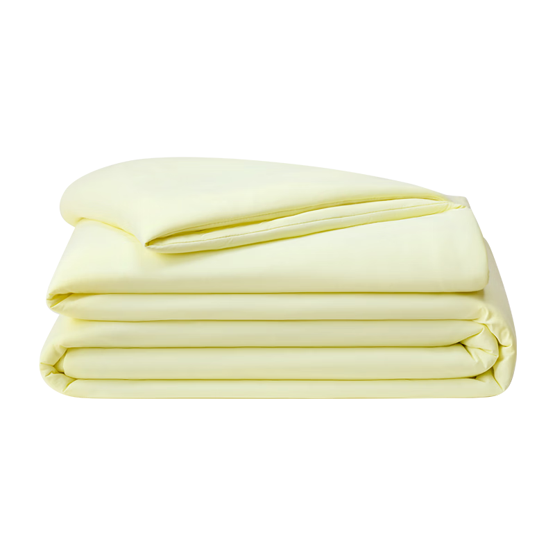 JD Jingzao Infit Comfortable Sleep Summer Quilt Bamboo Fiber Class A Machine Washable Cooling Air Conditioning Quilt Summer Quilt Yellow 2x2.3m