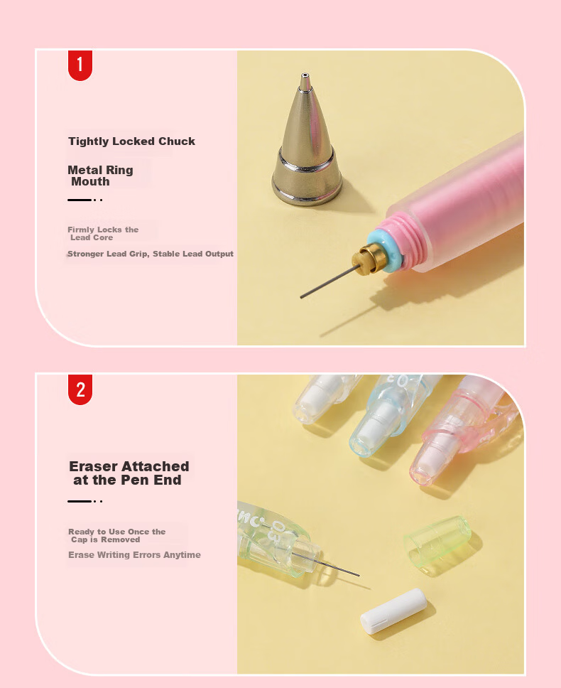 PILOT Air Blanc Colored Mechanical Pencil for Elementary Students, Children's Exam Use, Preschool Stationery, Sketching Pen, Japanese Import HA-20R3 0.3mm Jelly White Barrel 9