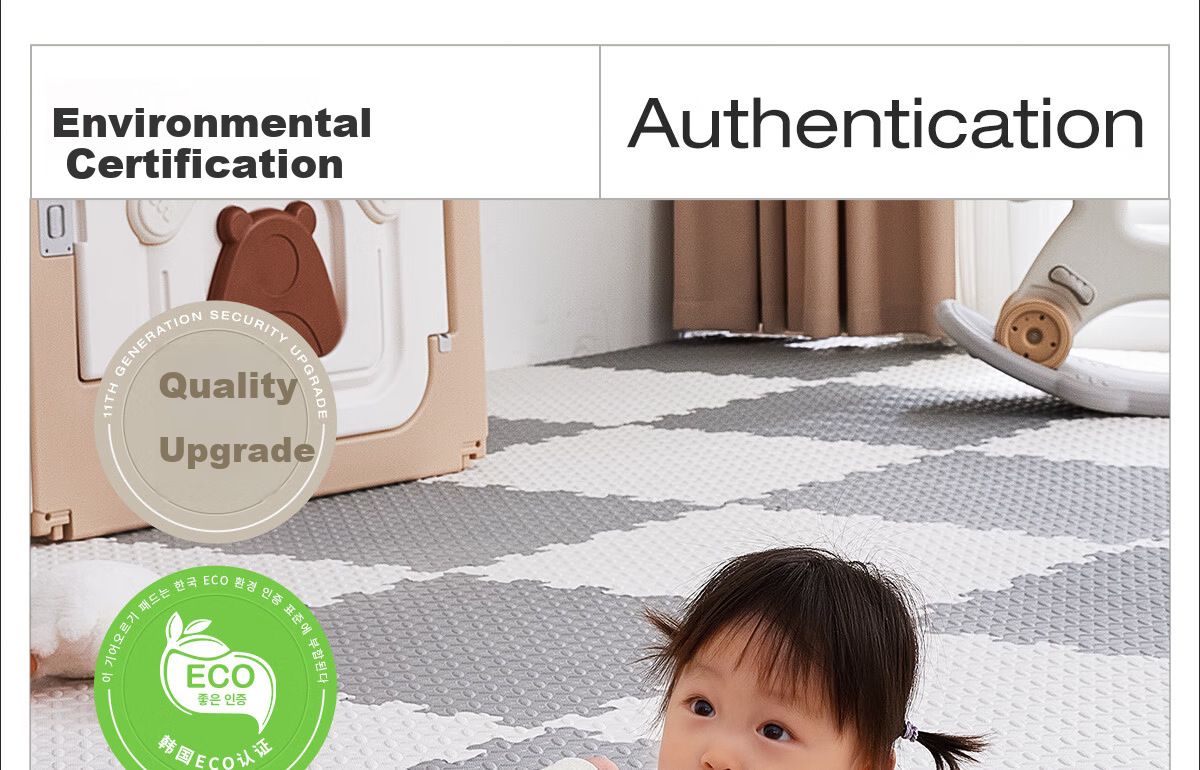 Zichen Baby Crawling Mat Foam Floor Mat Anti-Fall Thickened Puzzle Mat Crawling Pad Tatami Floor Mat 32