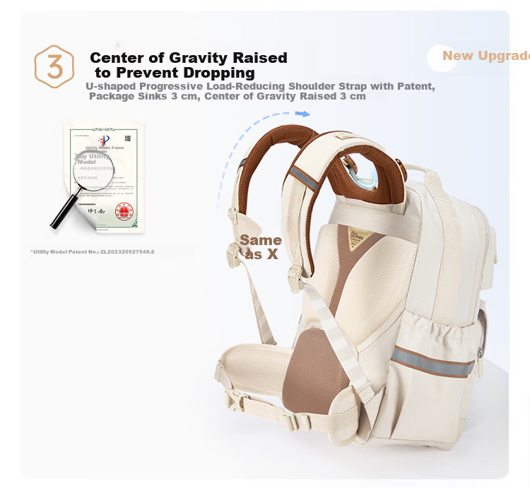 Kala Sheep [2026 New Model] Junior High School 7-9 Grade Cloud Backpack ProMax Large Capacity Spine Protection Anti-Droop Bag 5
