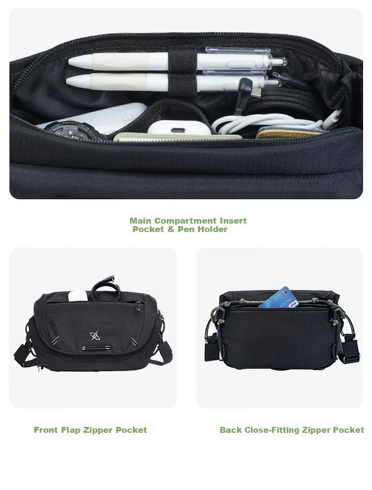 GYXX Star Trail 2 Crossbody Bag Unisex Shoulder Functional Chest Bag Casual Commuter Portable Tablet Messenger Backpack 11