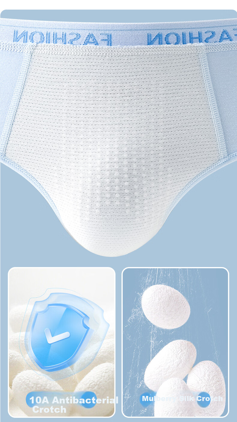 Dingguagua Boys' Cotton Briefs for Adolescents, Youth Period, High School Students, Children's Triangle Underwear 11