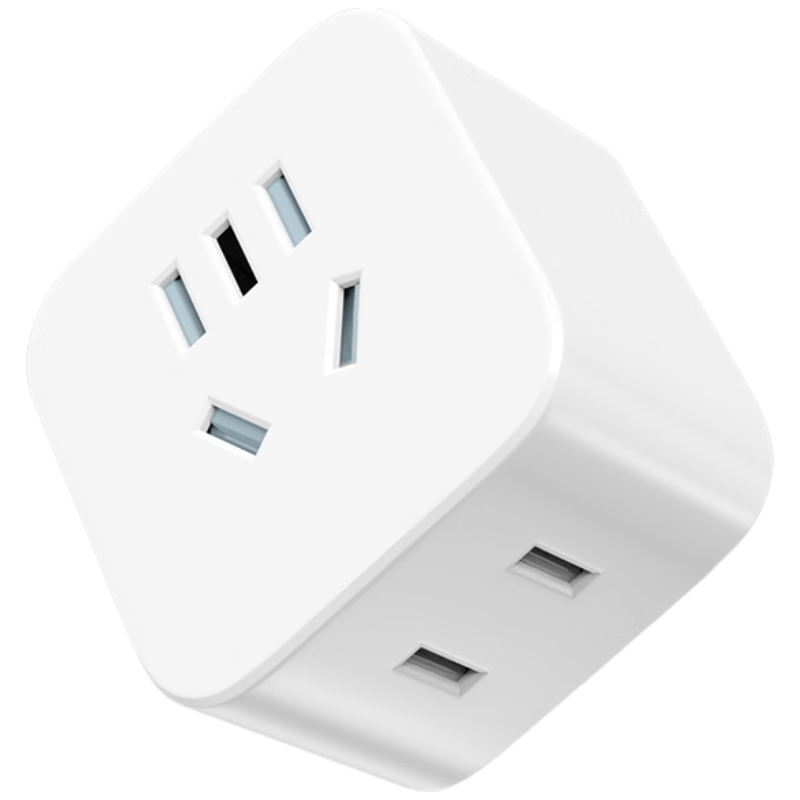 JS JISHUN Japanese to Chinese Standard Travel Adapter Plug Japan Flat Pin to China Two-Prong Flat Plug Power Socket Converter