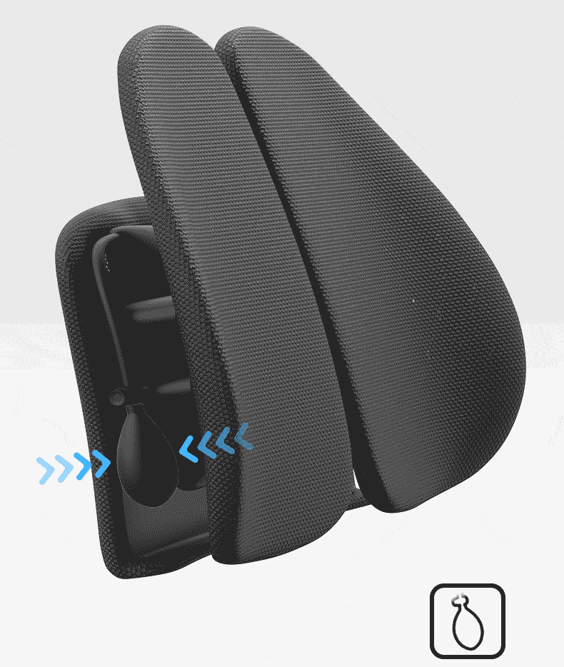 Zhunhang Lumbar Support Cushion Long Sitting Waist Pillow Backrest Office Chair Car Waist Pad Lumbar Support 10