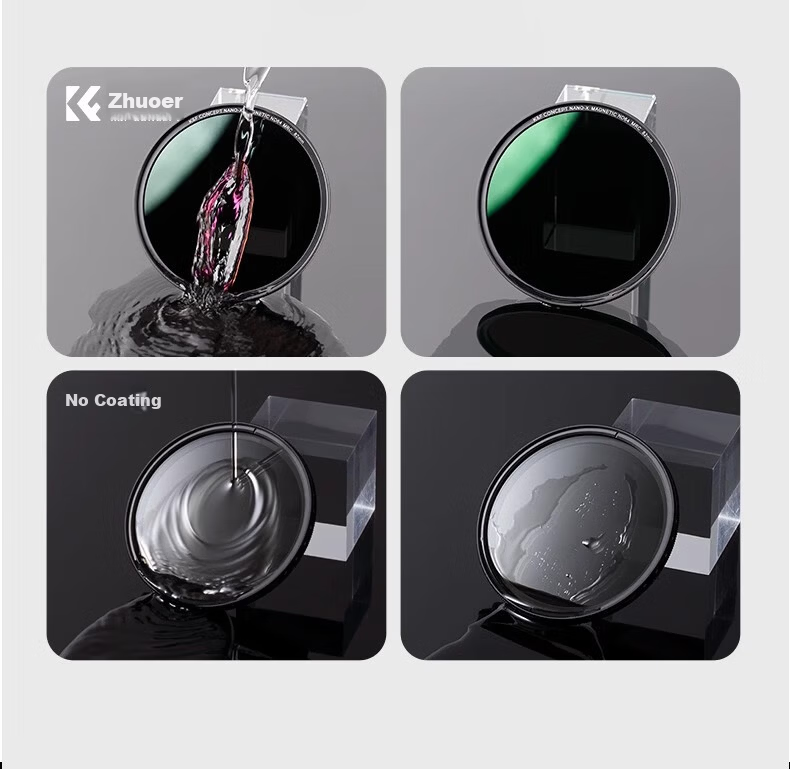 K&F CONCEPT Magnetic 3-in-1 Adjustable ND2-32 Variable ND Filter Black Soft 1/4 Polarizer CPL 67/72/77/82mm for Canon Sony Mirrorless DSLR Portrait Filter 7
