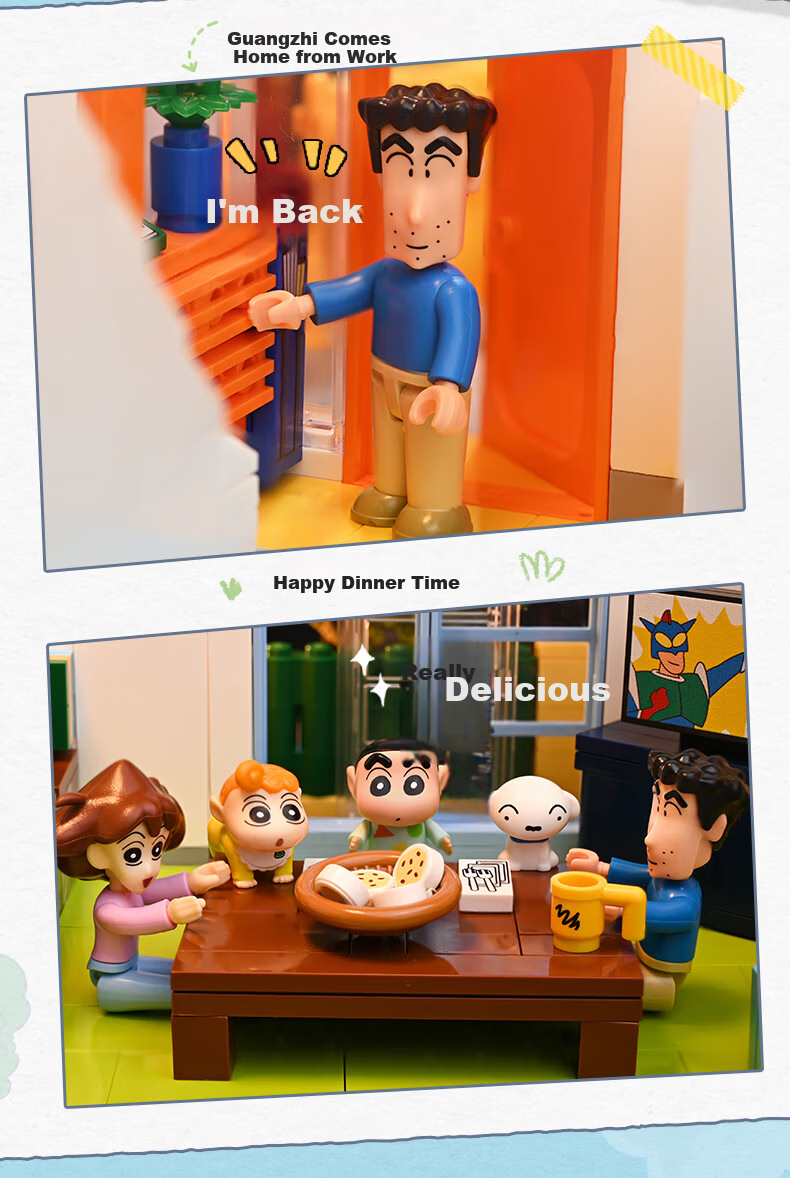 Keeppley Building Blocks Toy Small Particles Crayon Shin-chan Zoo Series Trendy Birthday Gift Koala Friend 17