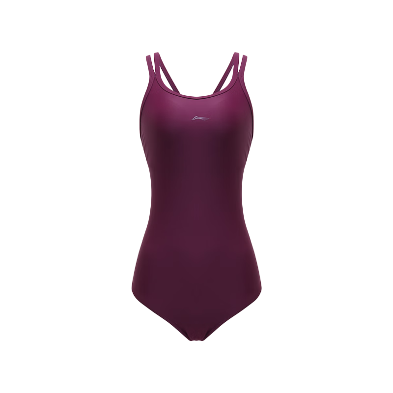 LI-NING Women's Premium 2026 New One-Piece Triangle Racing Swimsuit Adult JD Self-Operated Next-Day Delivery
