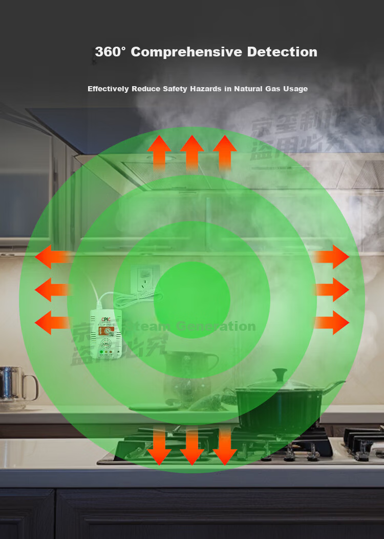 Jingxi Gas Alarm Home Kitchen Leak Detector Fire Alarm Natural Gas Networked 3-Year Edition 5