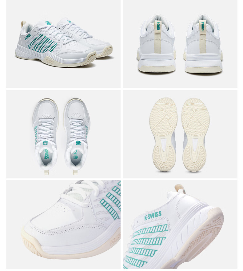 K·SWISS Men's Professional Tennis Shoes Lightweight Durable Sports Casual Shoes 04937-148-M Size 42 7