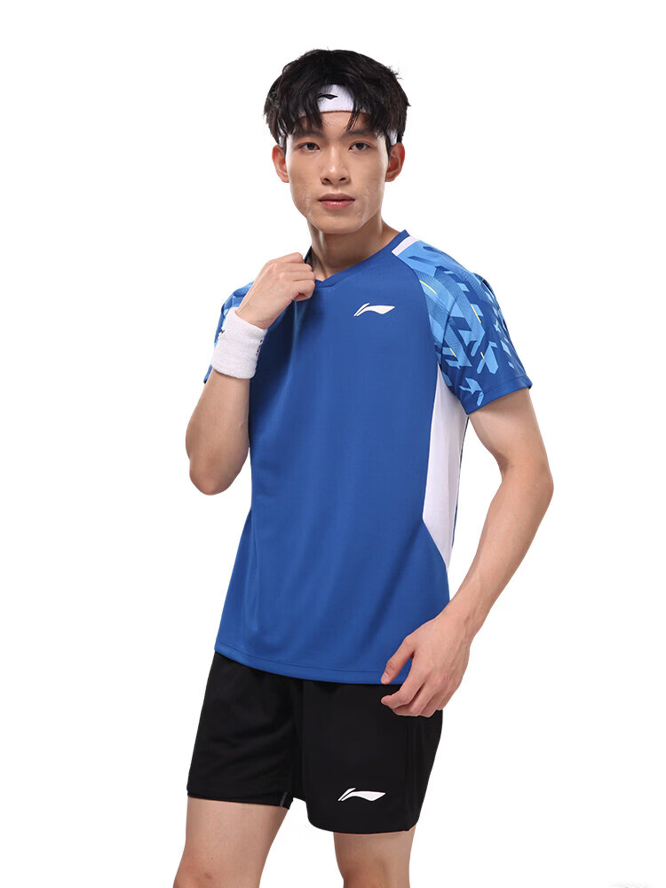 LI-NING Badminton Quick-Dry Breathable Unisex Match Set Two-Piece Club Series Sports Teamwear 8