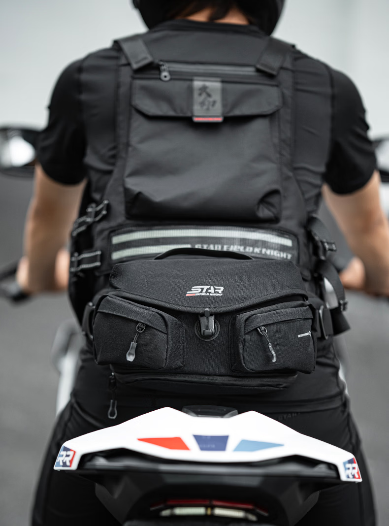 STAR FIELD KNIGHT Motorcycle Riding Waist Bag Unisex Multifunctional Outdoor Water-Resistant Storage Crossbody Bag Knight Gear SKB398 24