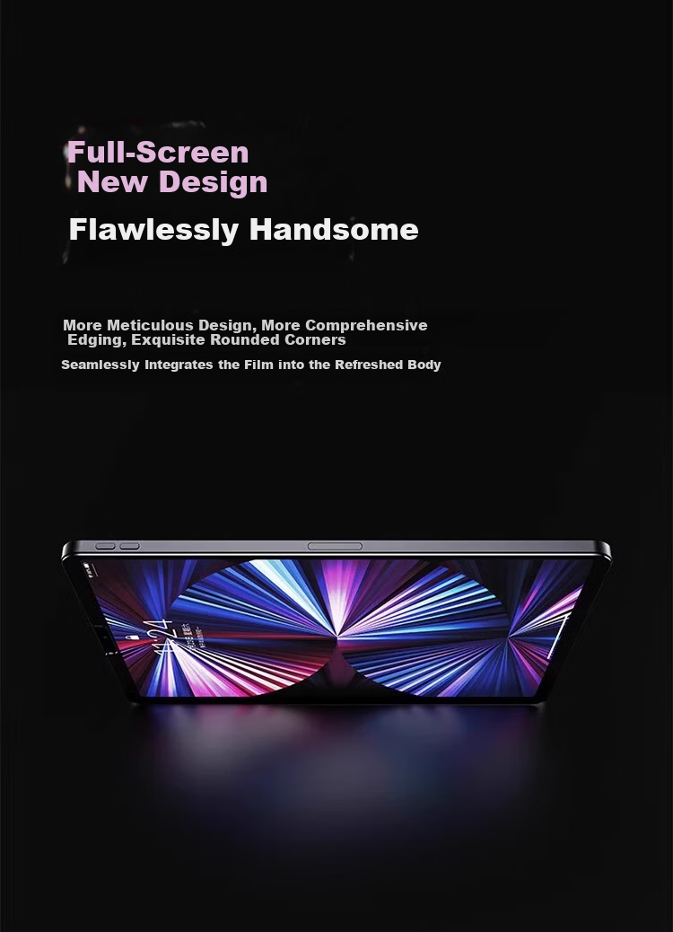Gnoson Tempered Glass Screen Protector for Apple iPad 10 2025 Model iPad 11-inch A16 Chip 2026 iPad 12-inch Full Coverage HD Anti-Drop Film 3
