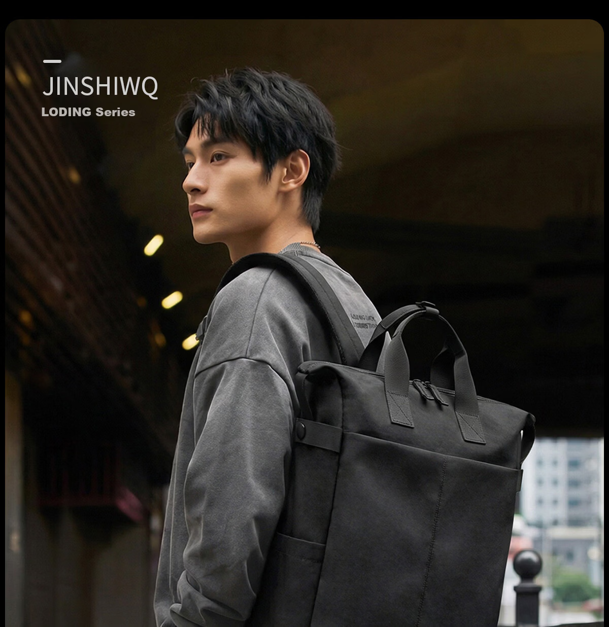 JINSHIWQ 16-inch Laptop Backpack Lightweight Stylish Commuter Bag for Men and Women Business Travel Handheld College Student Backpack 1