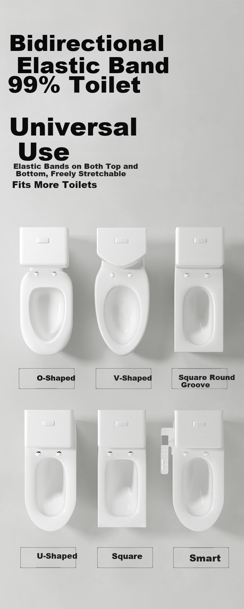 Babycare Disposable Toilet Seat Covers Travel Portable Waterproof Enlarged Maternity Toilet Paper Pads 6pcs*5packs 5