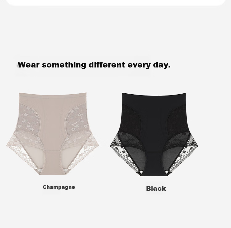 Moonbadi Women's High-Waist Shaping Underwear Tummy Control Seamless Slimming Hip-Lifting Briefs 9