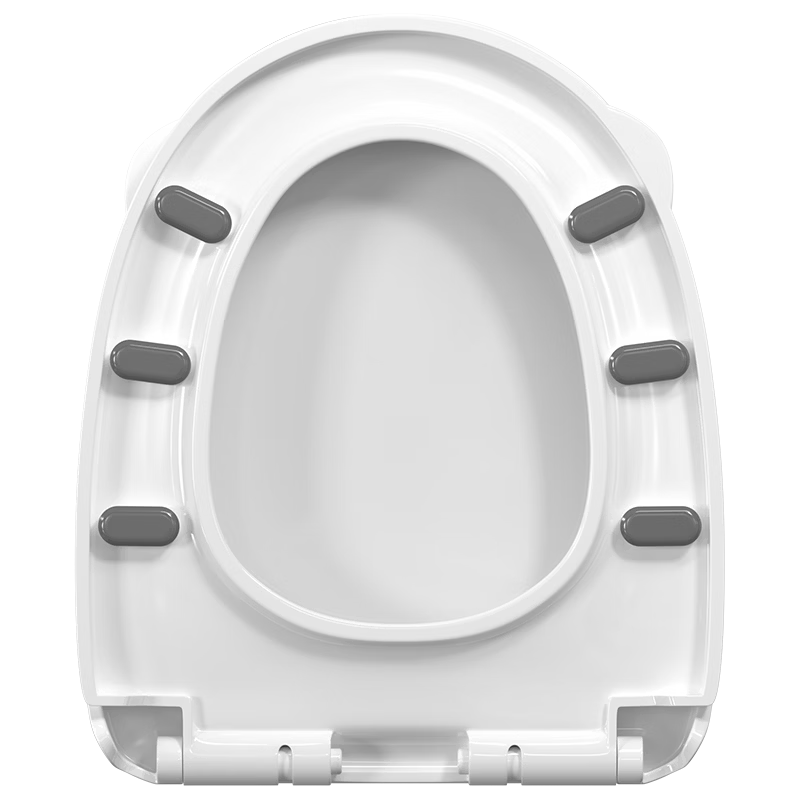 Muvi Antibacterial Universal O-Shaped Enlarged Thickened Toilet Seat Cover Slow-Closing Old-Style Toilet Cushion Lid