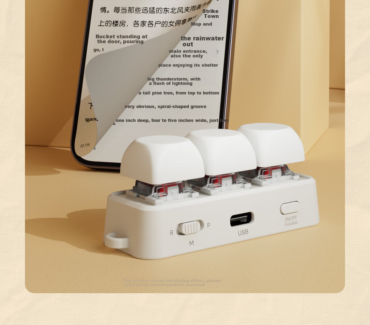 Hanlin Yue Free3 Bluetooth Mini Keyboard Page Turner E-Book Reader Page Turner TikTok Video Liking Computer PPT Page Turner Mobile Phone Tablet Accessory Kobo Page Turner Music Switch 22