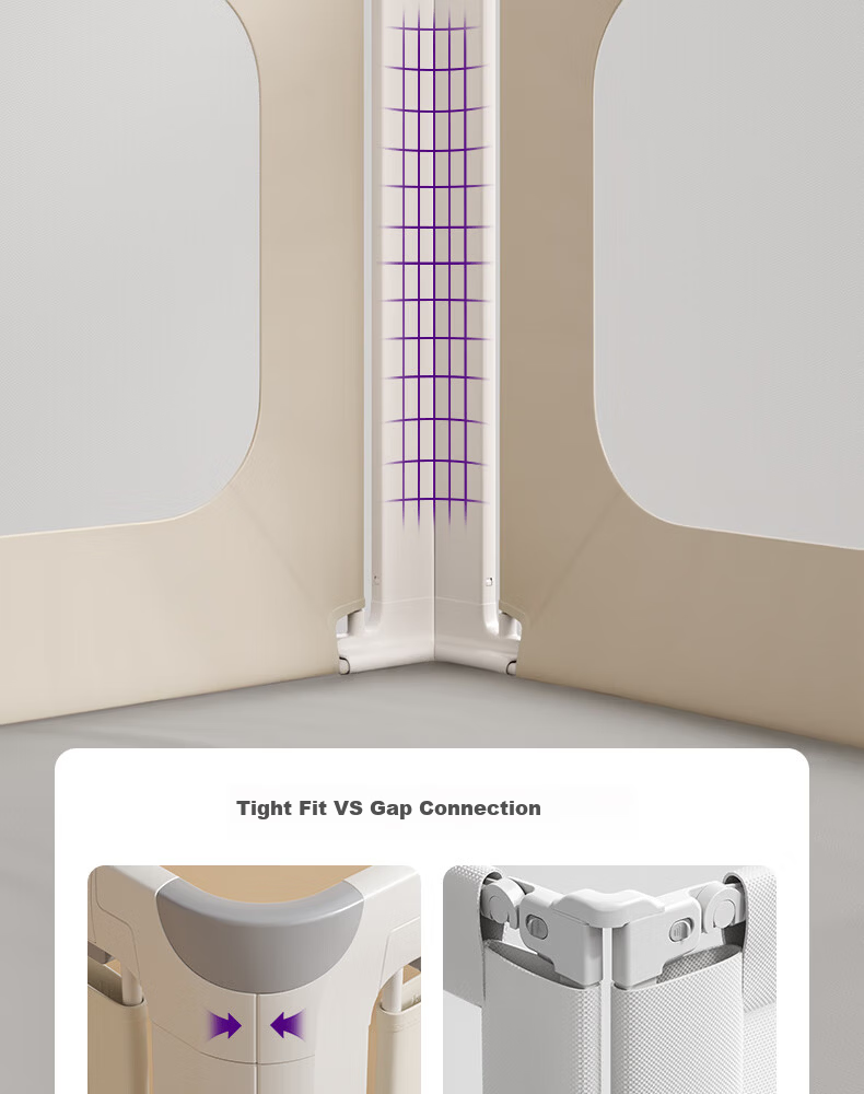 Philips Avent Baby Bed Rail Seamless Fence Bed Guardrail Baby Bedside Anti-Fall Connector Anti-Pinch Anti-Drop 1.5M 8