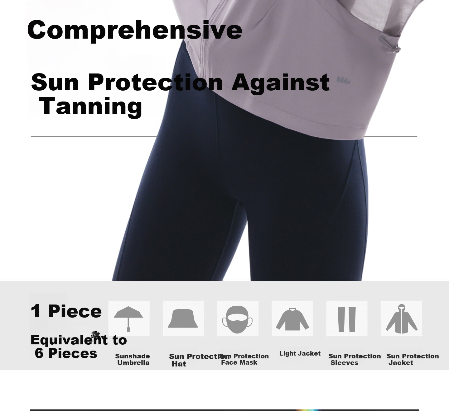 Banana Under Women's Sunscreen Jacket Lightweight UV Protection Shawl Style 26 Spring Summer New TS005 Dark Blue Gray S 20