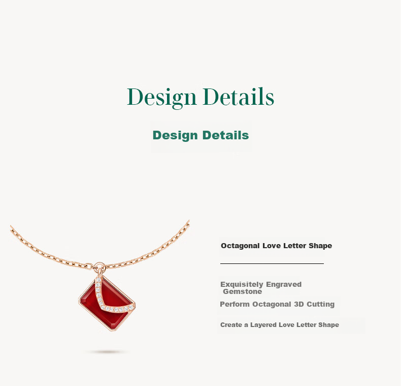 LOLA ROSE Love Letter Series Gemstone Bracelet for Women Red Carnelian Holiday Gift 3