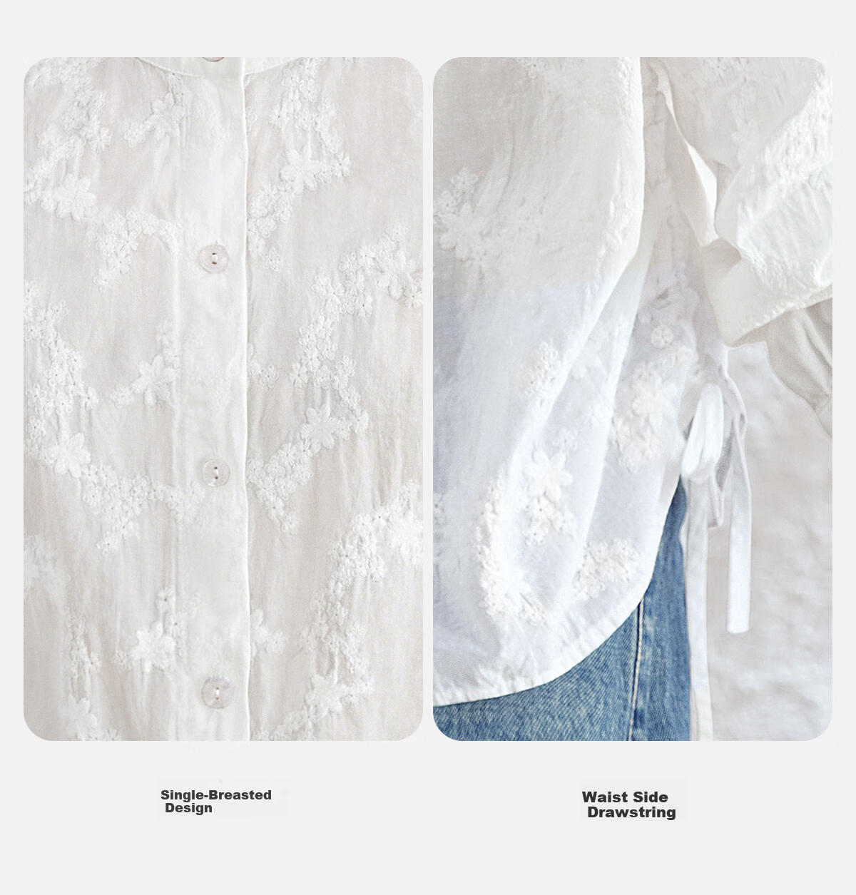 Cypress House Round Neck Elegant Shirt Women 2026 Spring New French Style Long Sleeve Loose Commuter Simple Blouse 4
