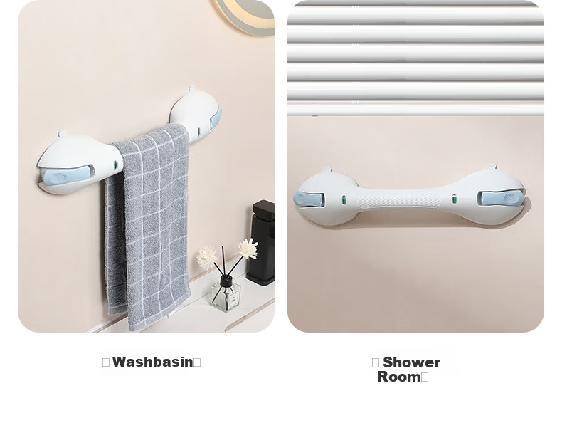 Meiruide Enlarged Suction Cup Hands-Free Elderly Safety Grab Bar Toilet Handrail Elderly Toilet Handrail TY-FS-6166 9