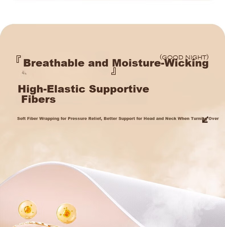 Jingyan Cervical Pillow Adult Sleep Aid Neck Support Pillow Cervical Spondylosis Deep Sleep Massage Heat Therapy Traction Pillow 12