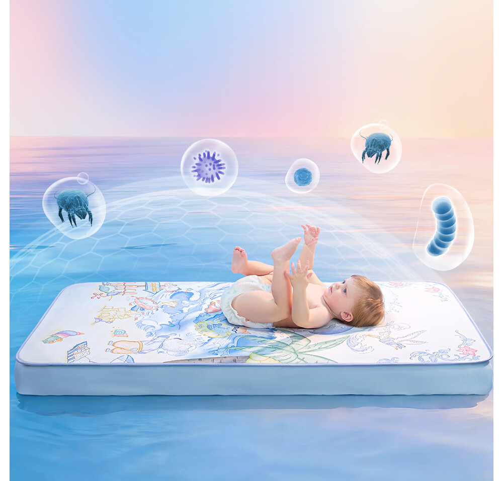 Betis Baby Cooling Mat Soft Breathable Ice Thin Pad Toddler Kindergarten Nap Mat Summer Party 120*65cm 13