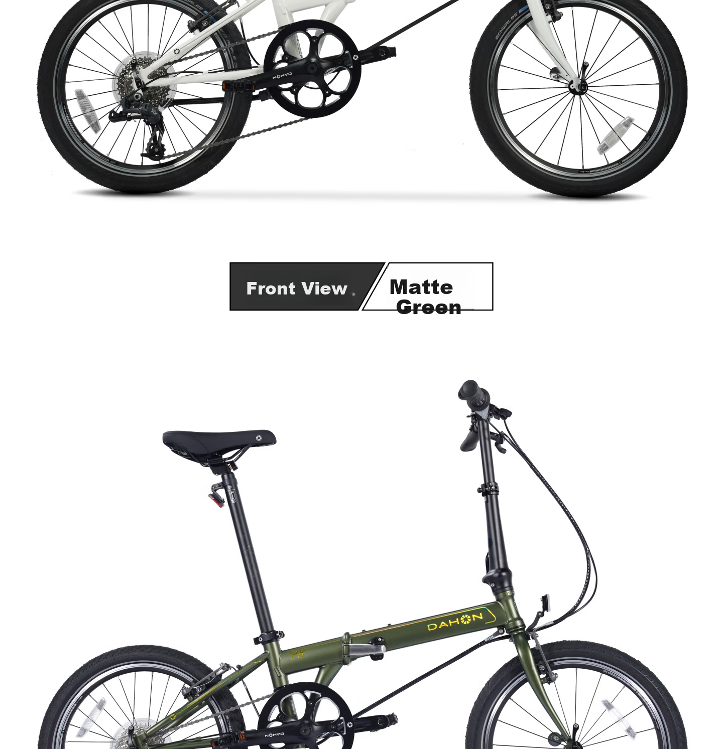 DAHON Folding Bike 20-inch 8-Speed Classic P8 KBC083 Black Classic Edition - Jingcang 16