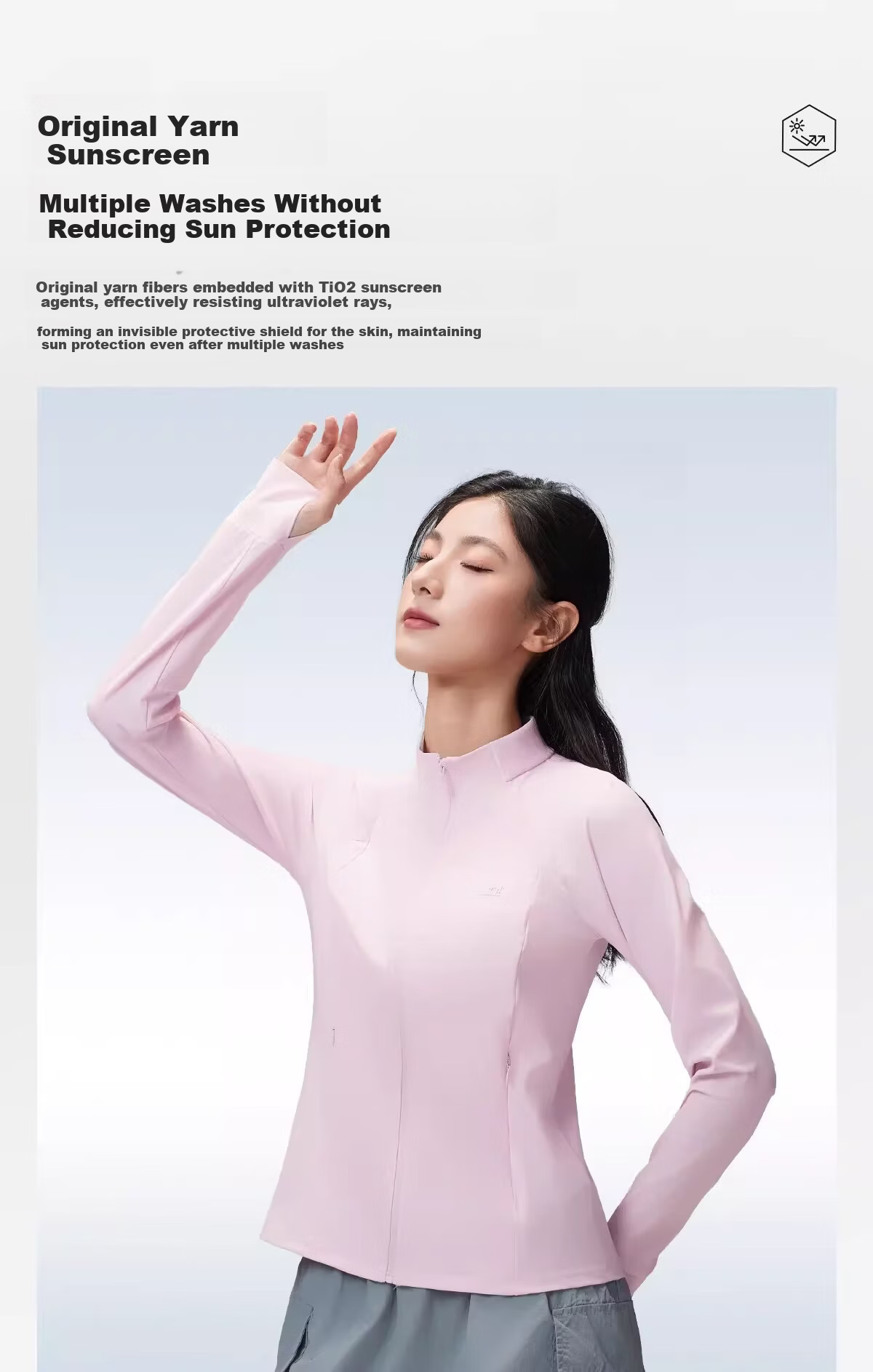 CAMEL Stand Collar Sun Protection Jacket 2026 Spring Summer New Original Yarn Cooling Breathable Sports Casual Short Coat 9006 4