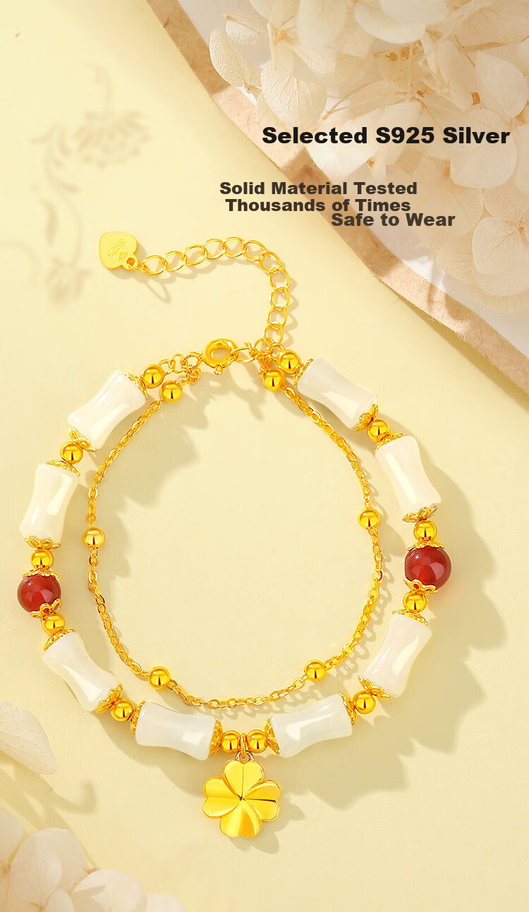 Sino Gem Women's Silver Bracelet Luxury High-End Silver Jewelry Birthday Gift Elegant Jewelry for Wife Mom Girlfriend 5