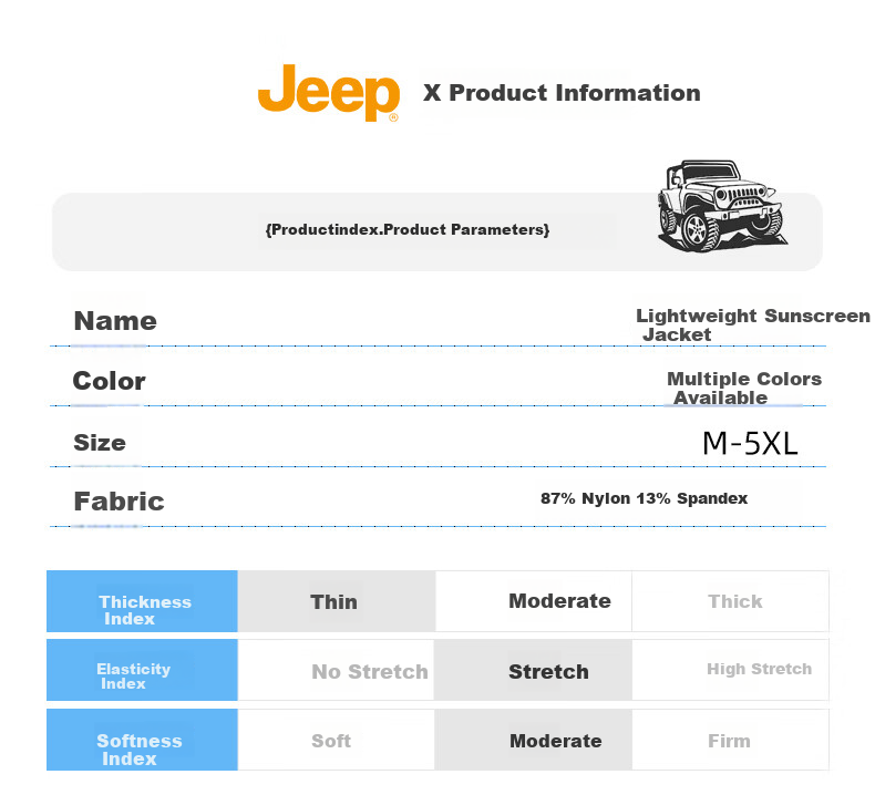 JEEP Men's Summer Ice Silk Quick-Dry Sun Protection Jacket Outdoor Lightweight UV Protection Fishing Coat Glacier Gray M 3