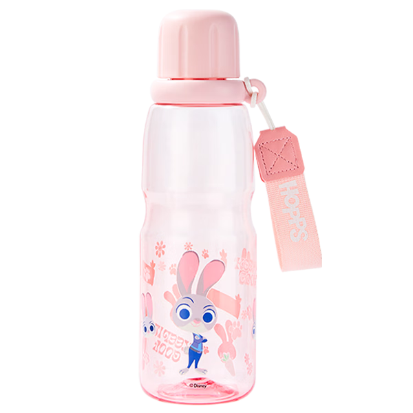 Disney Kids Water Bottle Direct Drinking Cup Student Cup Kindergarten Large Capacity Plastic Cup with Strap High-Value Gift