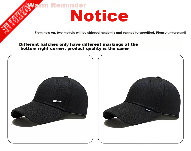 Warrior Men's Baseball Cap Large Size Four-Season Pure Cotton Sun Protection Duckbill Hat Unisex Face Slimming Casual Outdoor Sunshade Cap 1