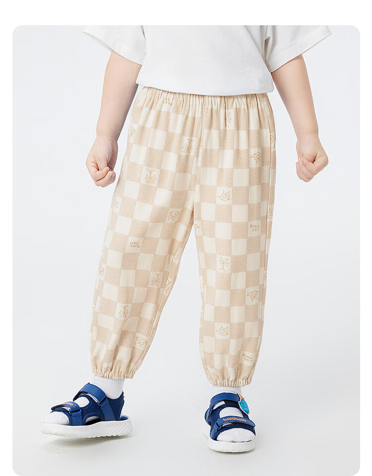 Balabala Kids Pants Boys Girls Summer Mosquito Repellent Casual Trousers Toddler Outdoor Pants [Mall Same Style] 13