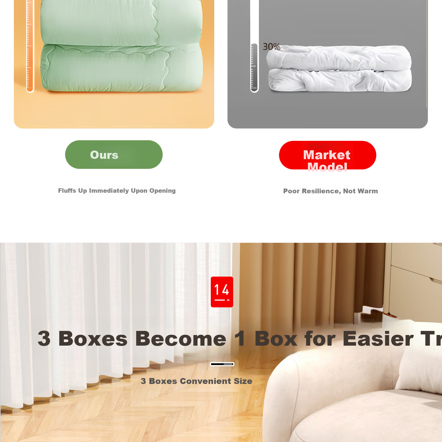 Zhifan Japanese Vacuum Compression Storage Bags for Clothes and Quilts, Specially Designed for Down Jackets, Air Extraction Travel Storage Bags for Bedding 24