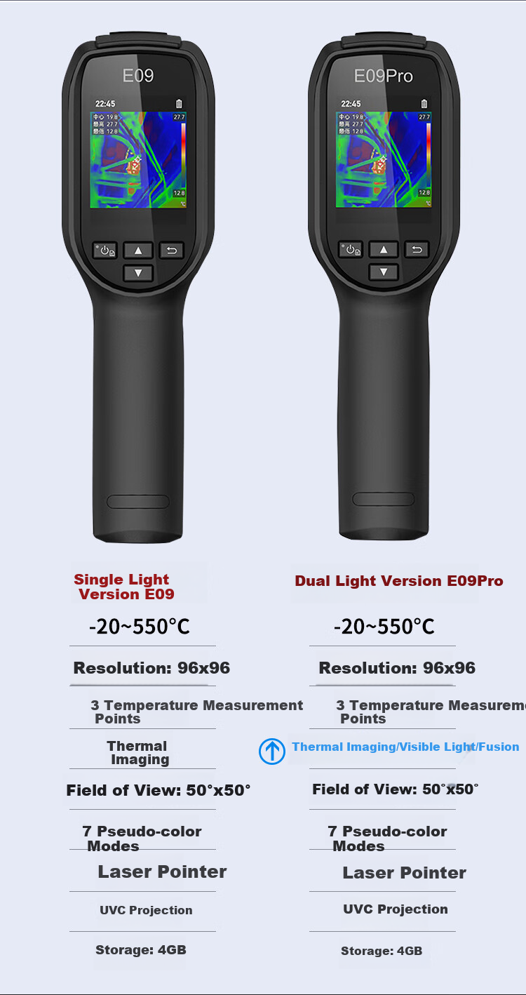 HIKMICRO E09 Thermal Imaging Camera High-Definition Infrared Thermal Imager Night Vision Industrial Temperature Measurement Floor Heating Inspection Leak Detection Device 3