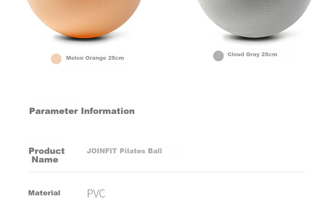 JOINFIT Pilates Ball Mini Anti-Burst Yoga Fitness Training Balance Blue Green 20cm F.F.005A-J 37