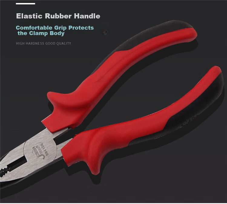 JETECH Multifunctional Needle Nose Pliers with Teeth, Electrician Wire Cutter, 6 Inch RPC-6 5