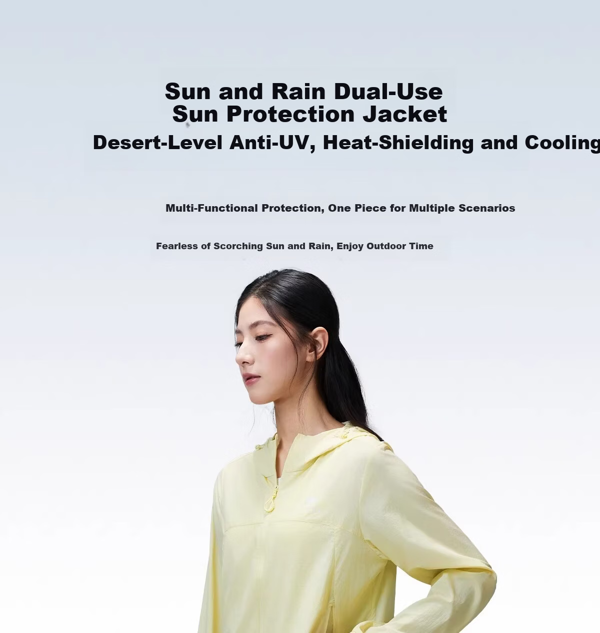 CAMEL Outdoor Original Yarn Sun Protection Jacket Women 2026 Spring Summer New Cool Breathable Water-Repellent Coat Sun Protection Clothing Men G023 1
