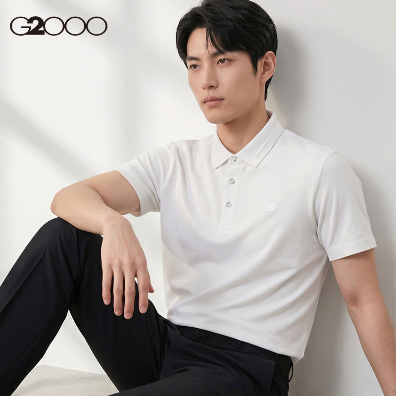 G2000 Men's 2026 Spring Summer Comfortable Short Sleeve Polo Shirt Multi-Color Cotton Pique Mall Edition