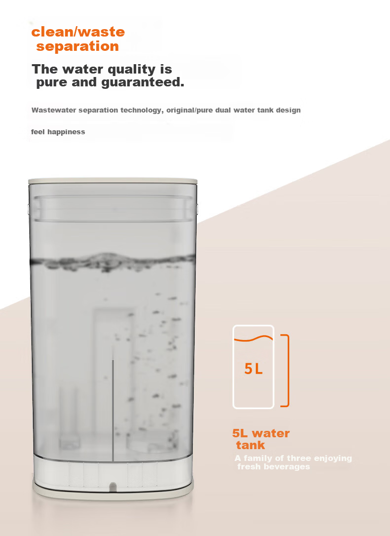 Joyoung Desktop Water Purifier Ice Maker Instant Heating and Cooling No Installation Rich Strontium Mineralized Water Home Desktop Water Dispenser RH322(C) 13