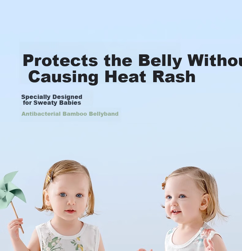Betis Baby Belly Protector Summer Gauze Infant Bellyband Newborn Clothing Anti-Cold Vest 2