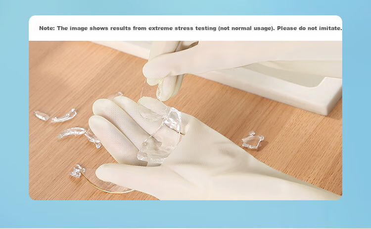 Meiliya Nitrile Gloves Kitchen Dishwashing Workwear Durable Rubber Waterproof Cleaning Cooking Household Gloves 8