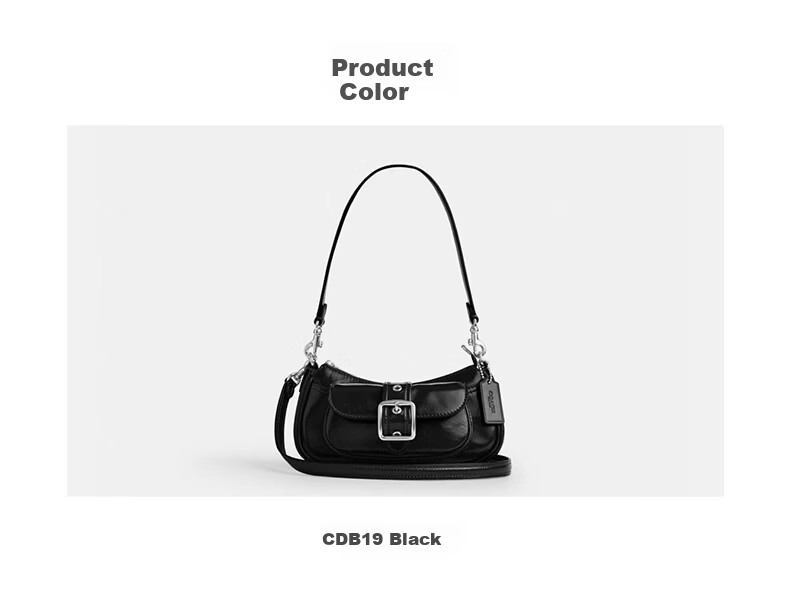COACH Women's ASHTON Mini Shoulder Crossbody Bag Black CDB19 2