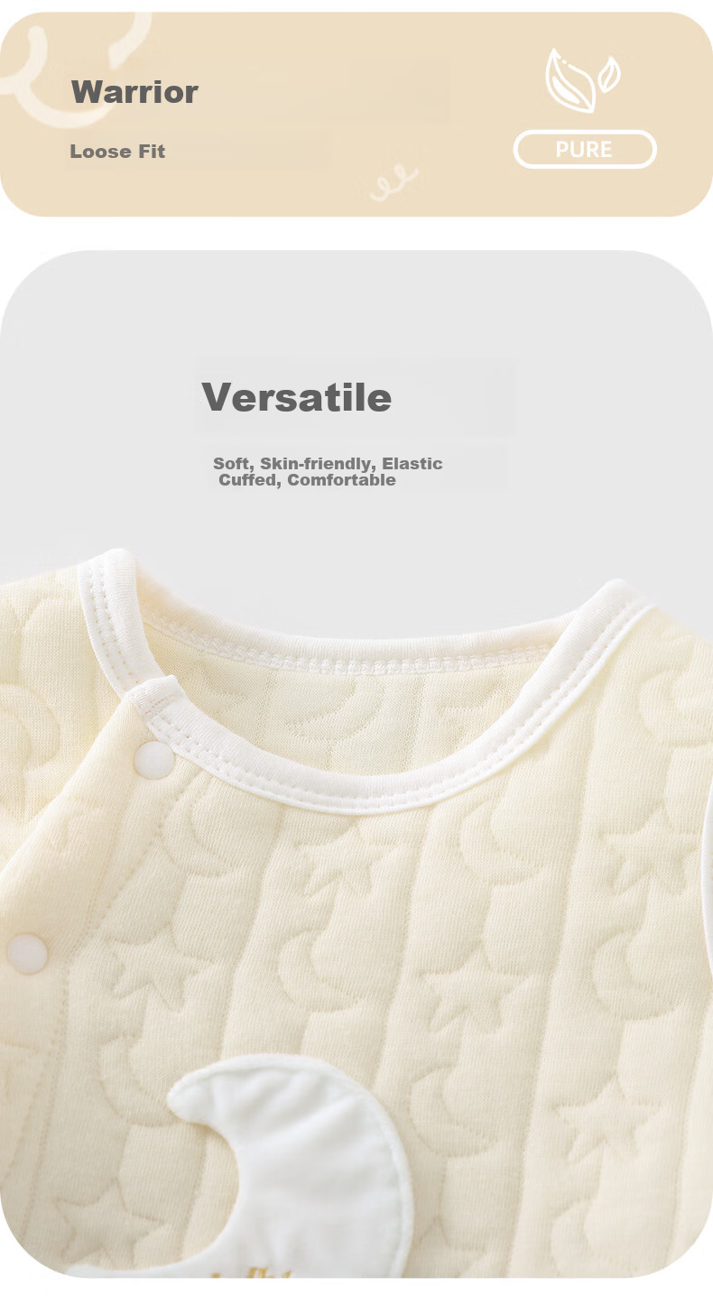 Youqi Baby Vest Spring Autumn Winter Outerwear Warm Cotton Boys Toddler Quilted Newborn Sleeveless Jacket 5