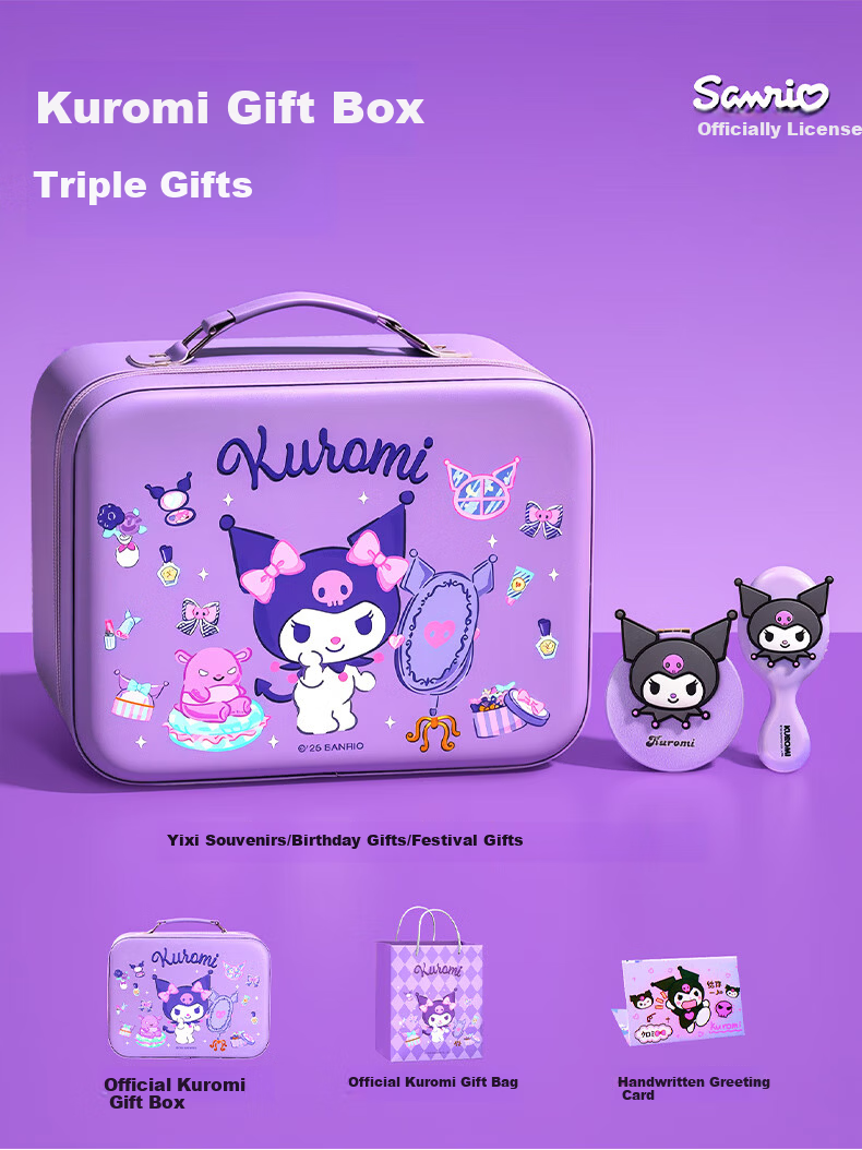 Starry Bubble Galaxy Kuromi Kids Cosmetics Girls Birthday Gift Pretend Play Non-Toxic Toy for Ages 5-10 8